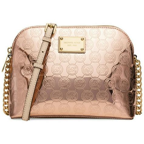 michael kors rose gold crossbody bag|Michael Kors Crossbody pink grapefruit.